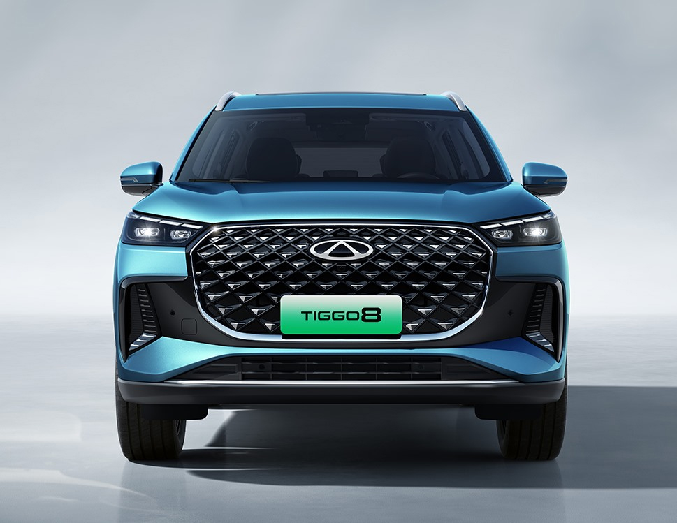 CHERY Tiggo 8 - Exteriér - Přední mřížka s diamantovým vzorem